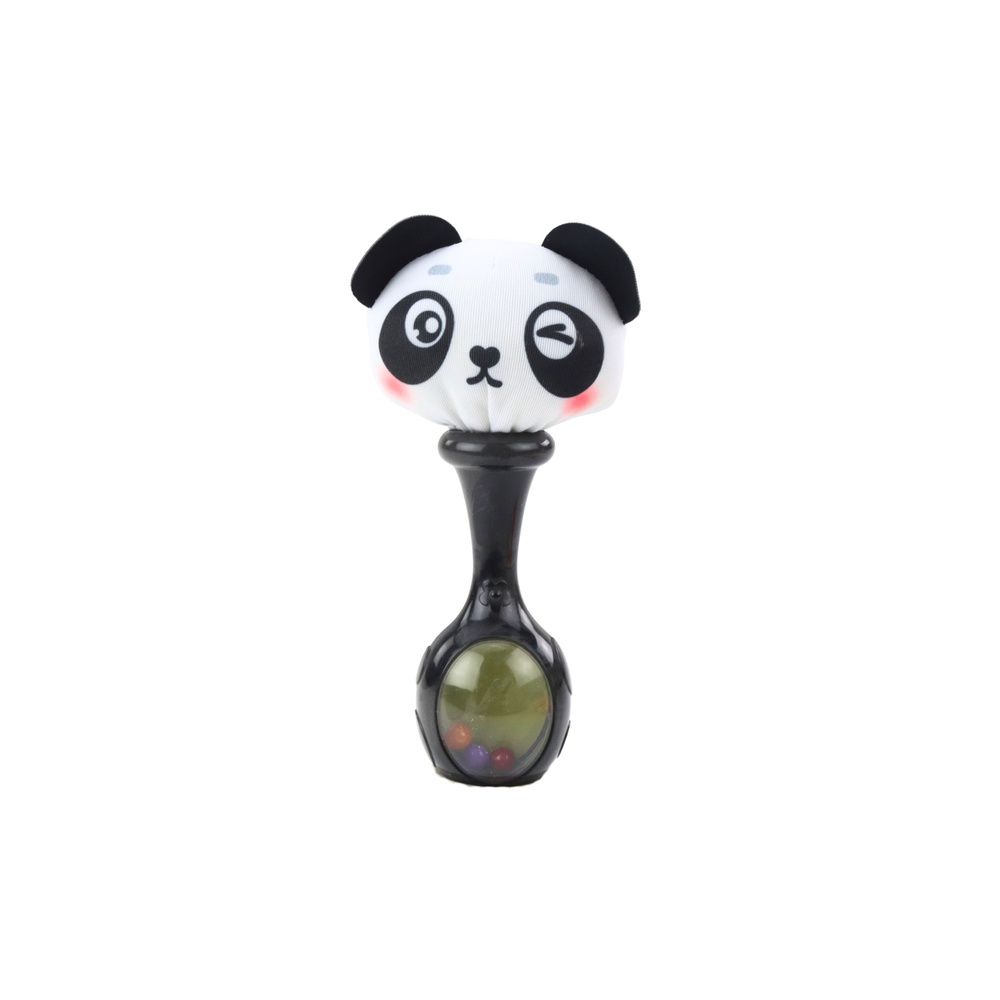 Zestaw Grzechotki Sensoryczne Z Miękką Piłeczką Małpka Panda 2szt