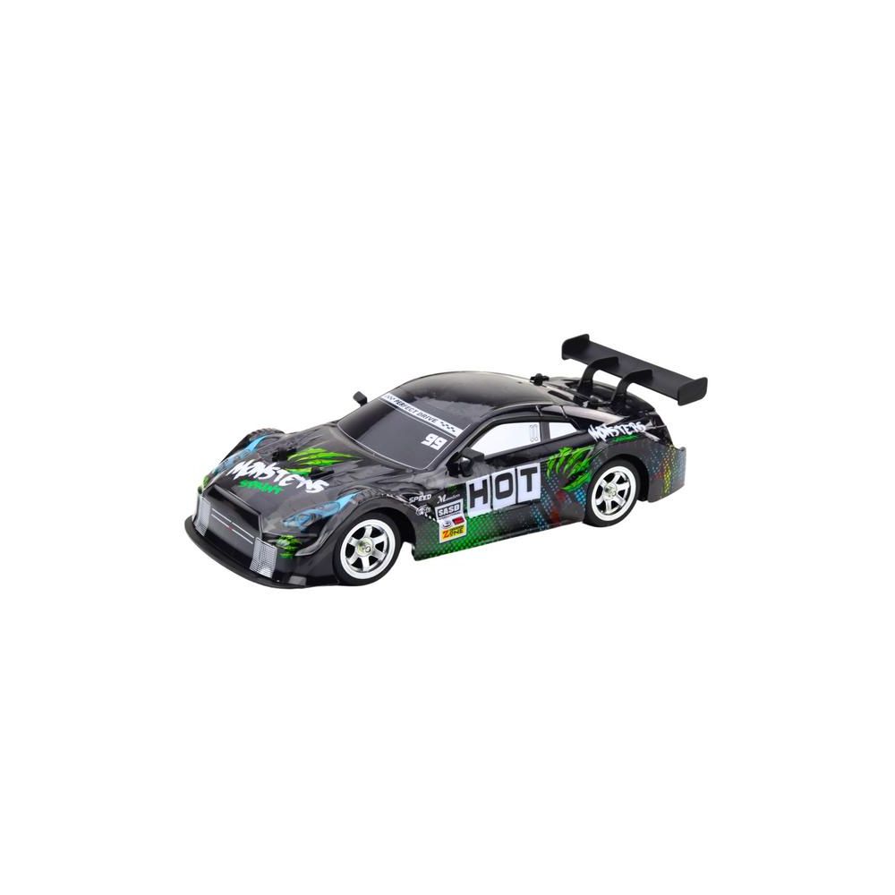 Samochód Wyścigowy Auto Do Driftu RC Czarno Zielone 30km/h 1:16
