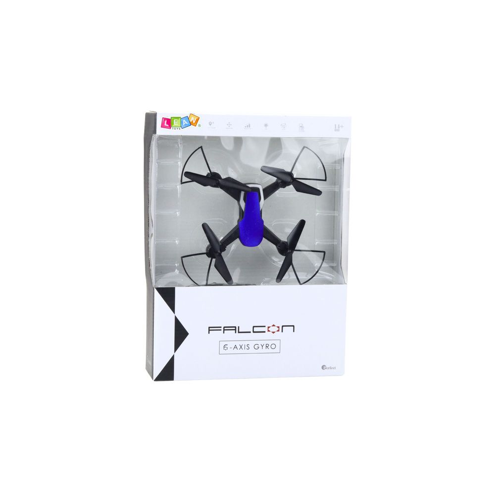 Dron Sześcioosiowy Żyroskop Światła LED Obrót 360° Niebieski