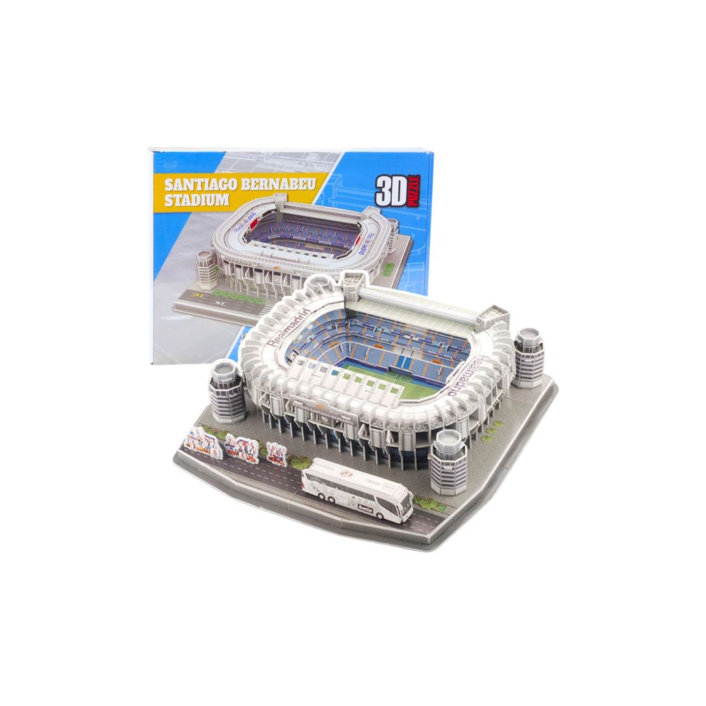 Puzzle 3D Stadion Piłkarski Santaigo Bernabeu Real Madryt 101el