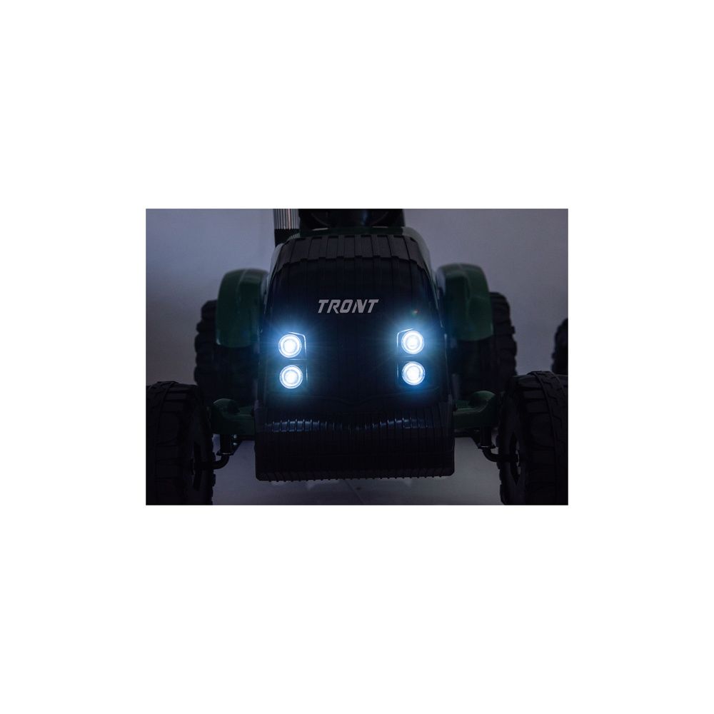 Traktor Na Akumulator CH9959B Z Przyczepą Ciemno Zielony 24V