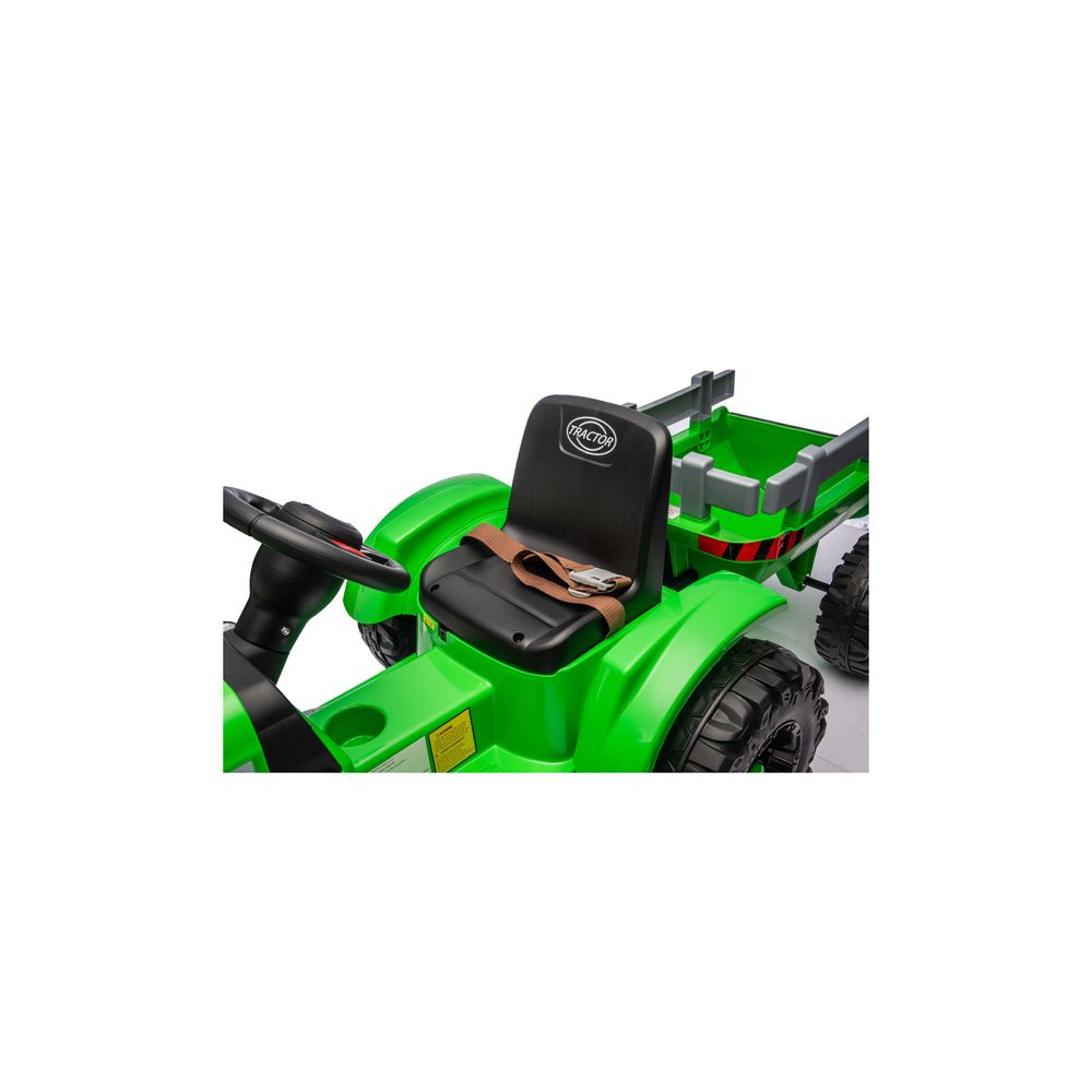 Traktor Na Akumulator CH9959B Z Przyczepą Jasno Zielony 24V
