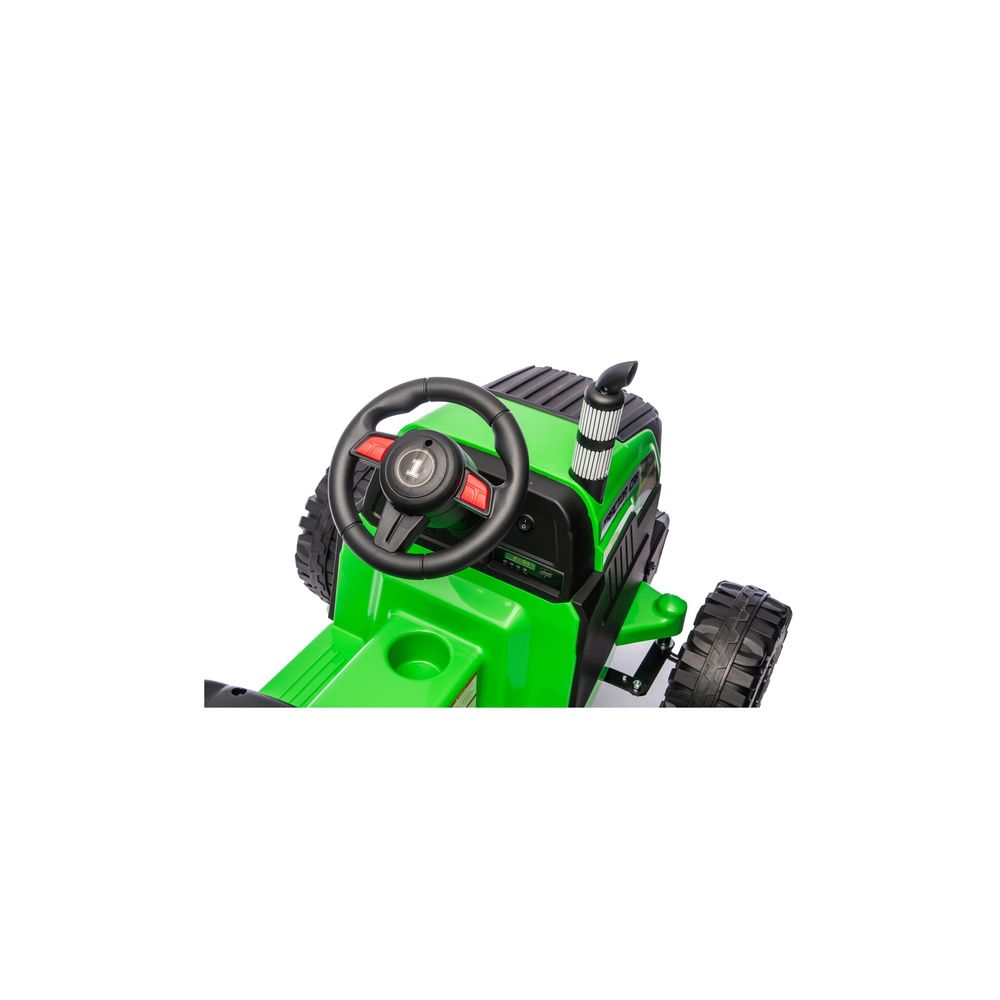 Traktor Na Akumulator CH9959B Z Przyczepą Jasno Zielony 24V