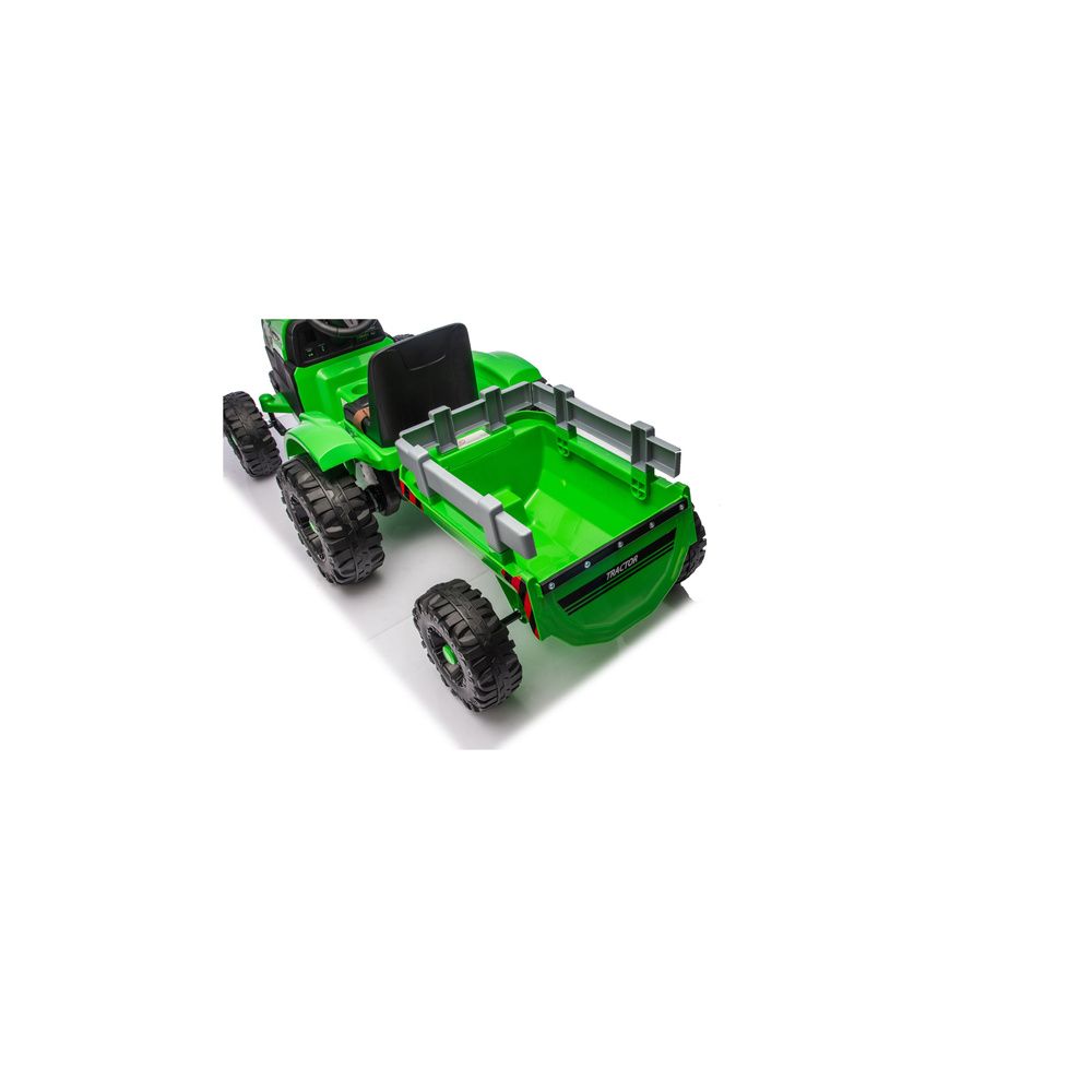 Traktor Na Akumulator CH9959B Z Przyczepą Jasno Zielony 24V