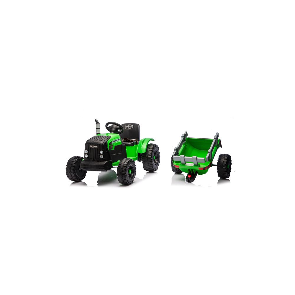 Traktor Na Akumulator CH9959B Z Przyczepą Jasno Zielony 24V