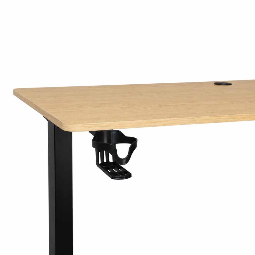 Elektrinis reguliuojamas stalas su valdymo pultu, 120x60 cm, mediena, Kik S