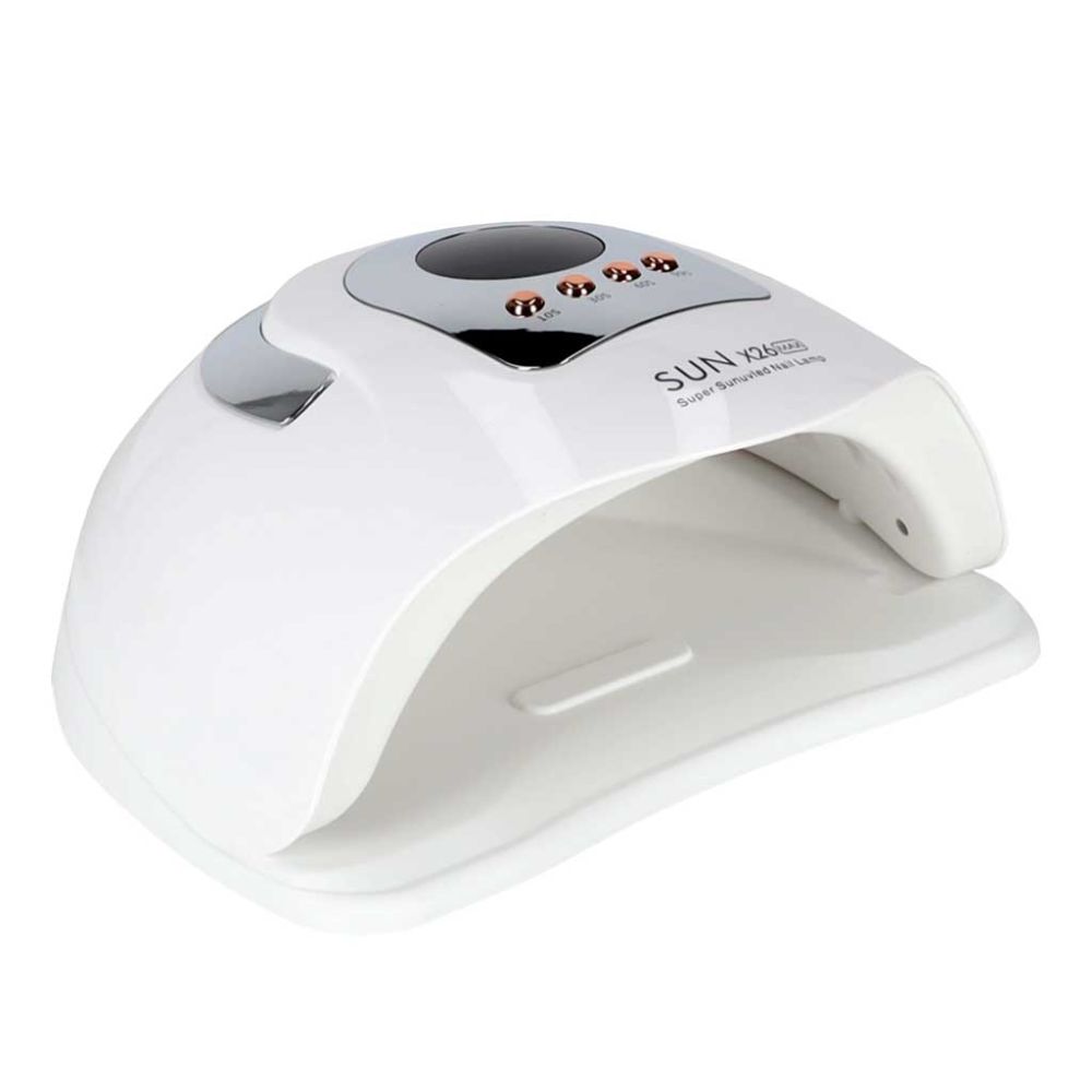 UV nagų lempa Sun X26, 81 LED, 380 W, skirta hibridinių nagų manikiūrui ir geliniams nagams