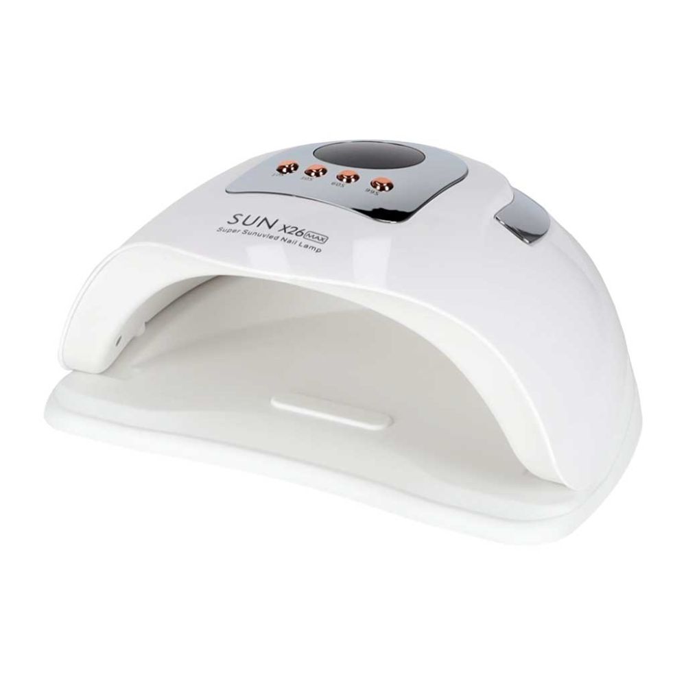 UV nagų lempa Sun X26, 81 LED, 380 W, skirta hibridinių nagų manikiūrui ir geliniams nagams