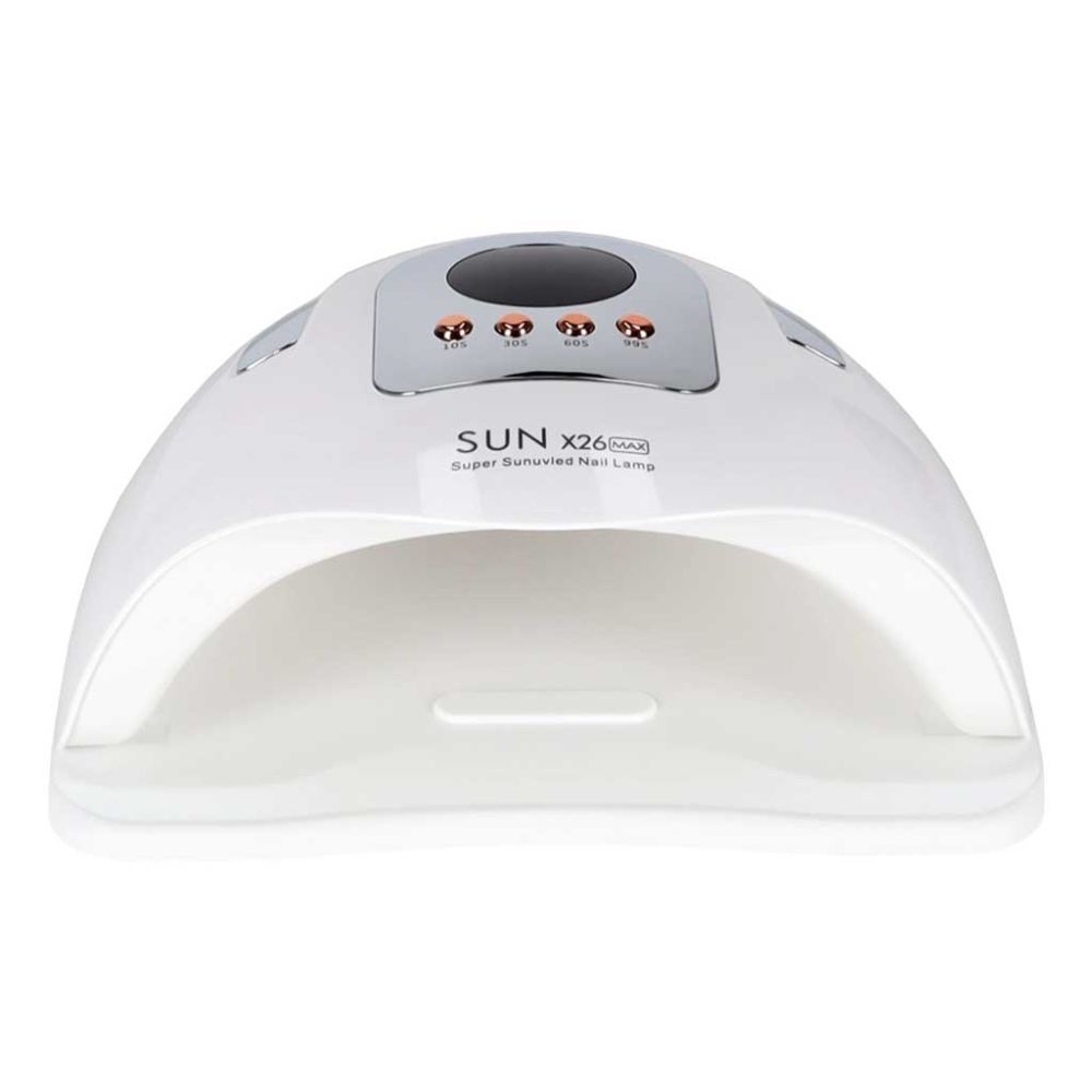 UV nagų lempa Sun X26, 81 LED, 380 W, skirta hibridinių nagų manikiūrui ir geliniams nagams