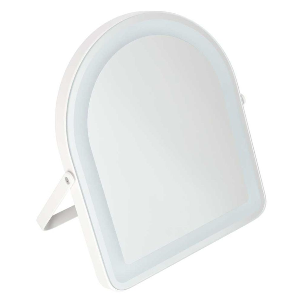 Kosmetinis LED veidrodis su jutikliniu valdymu 31x26,5 cm, baltas