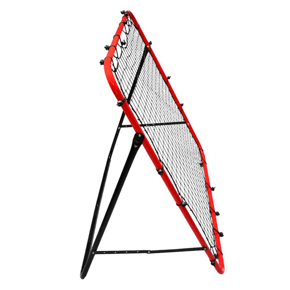Vaikiški futbolo vartai su tinklu atšokimui 125x125 cm
