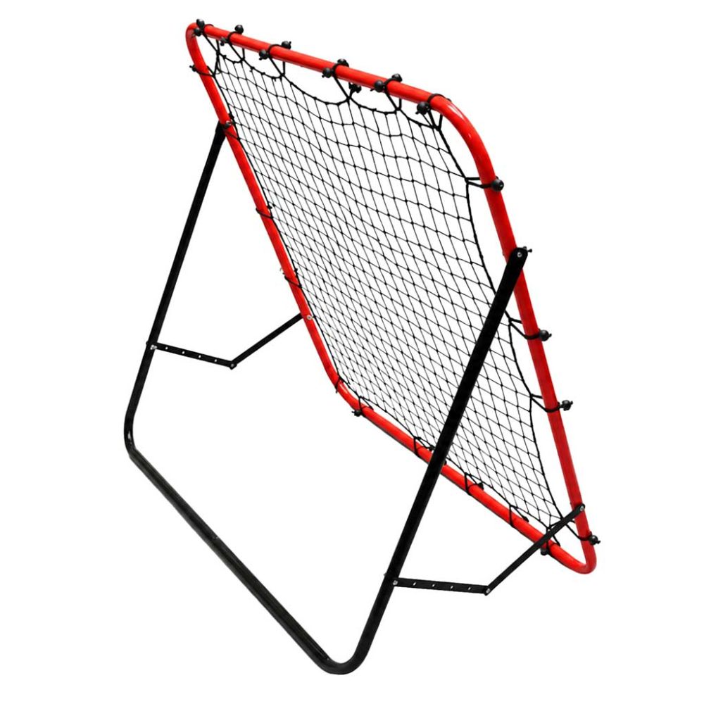 Vaikiški futbolo vartai su tinklu atšokimui 125x125 cm