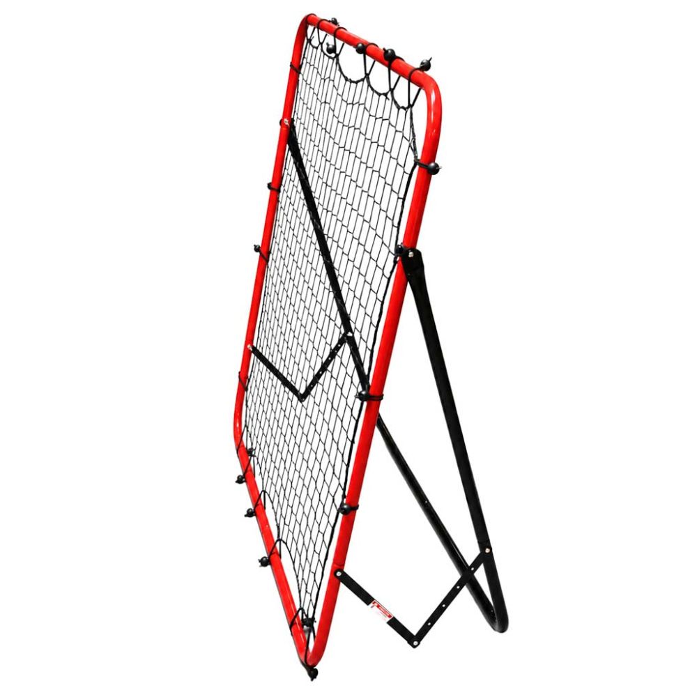 Vaikiški futbolo vartai su tinklu atšokimui 125x125 cm
