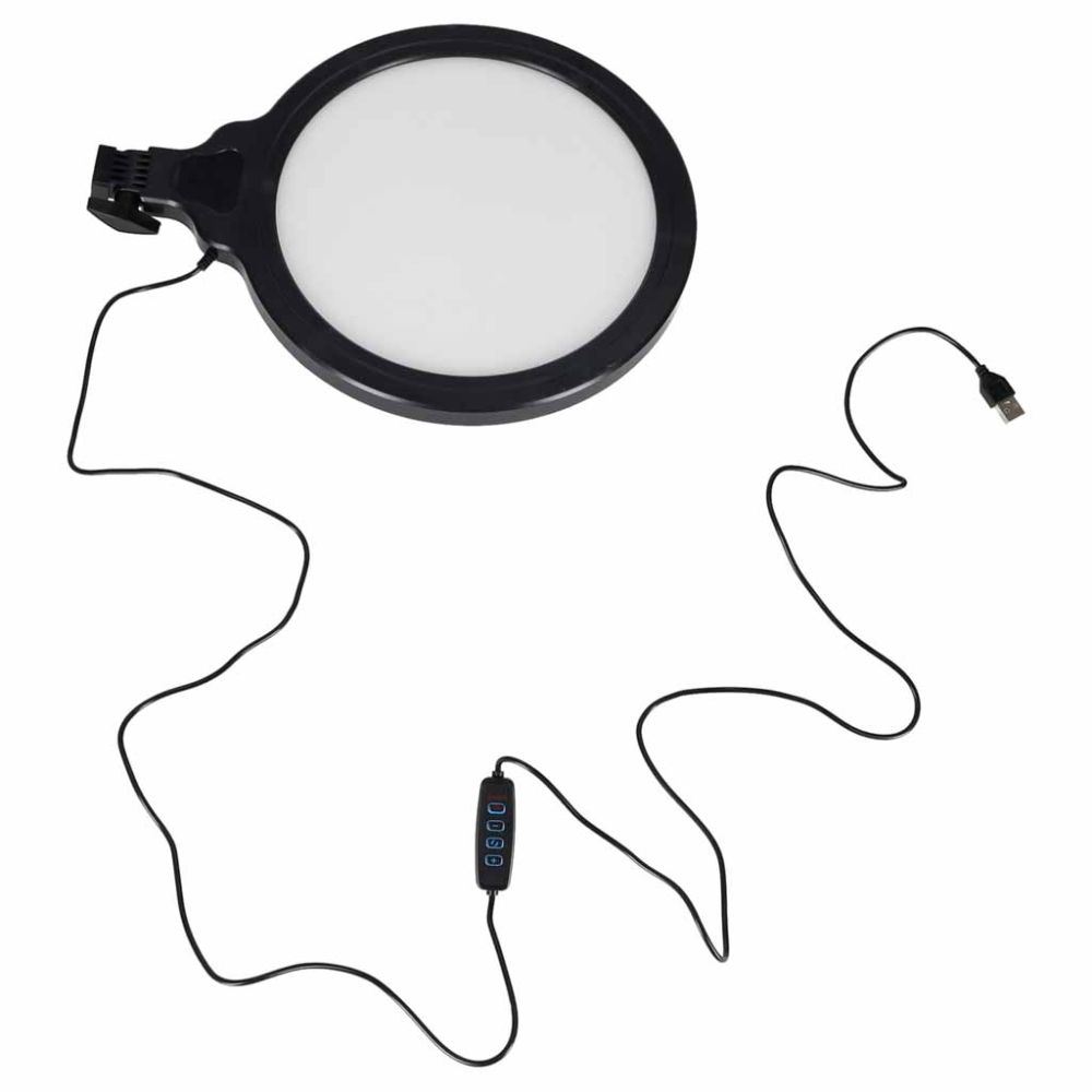 Apvalus LED šviestuvas, 3 šviesių spalvų skydelis nuo 2600 iki 6000 K