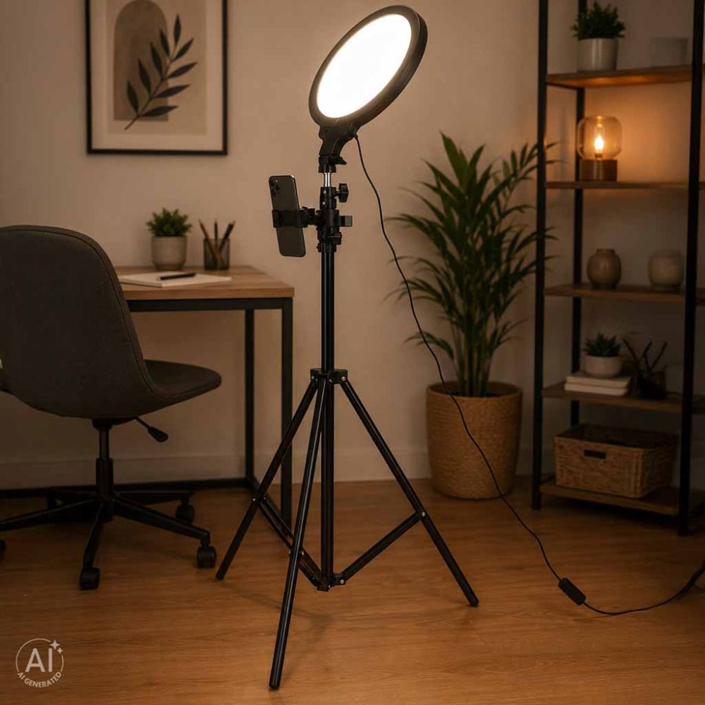 Apvalus LED šviestuvas, 3 šviesių spalvų skydelis nuo 2600 iki 6000 K