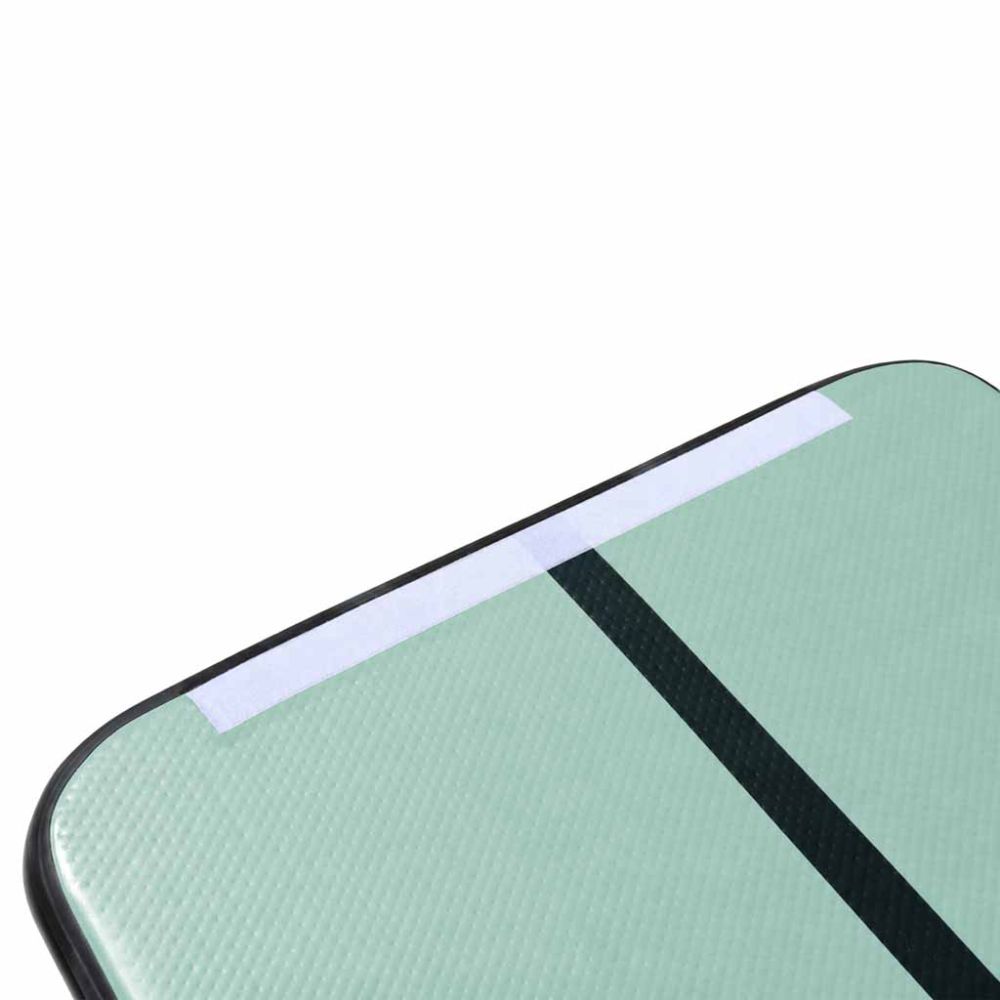 Gimnastikos kilimėlis Air Track su elektrine pompa 400x100x10cm, žalias