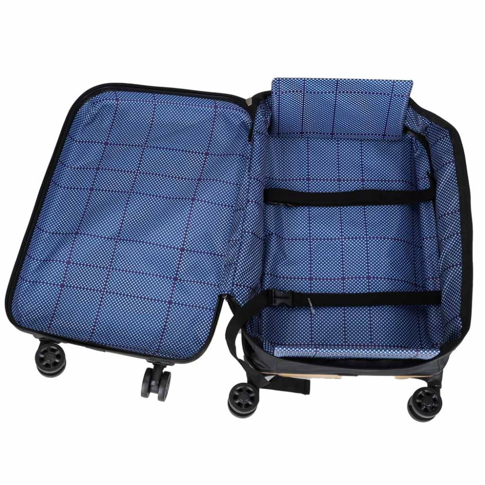 Sulankstomas lagaminas 45 l, gelsva