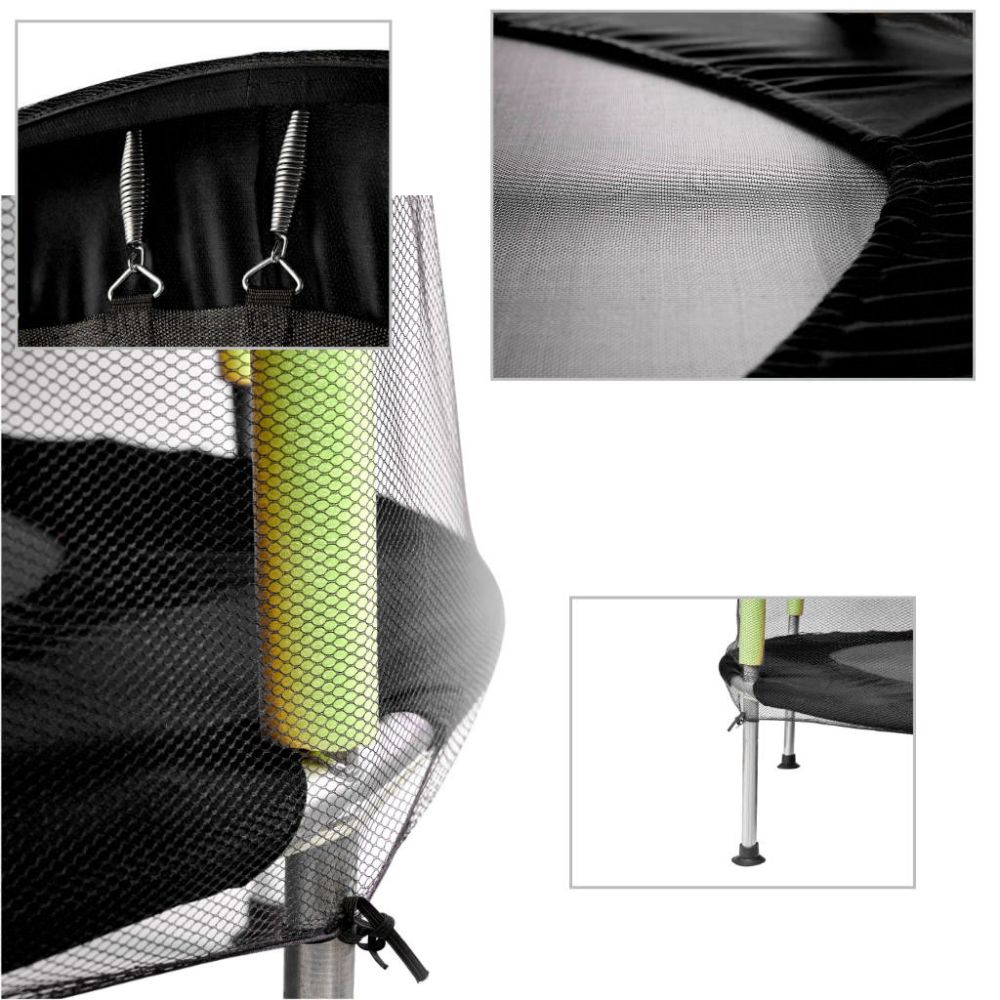 Batutas namų sodui vaikams kamuolio tinklas 140 cm 55 colių žalias