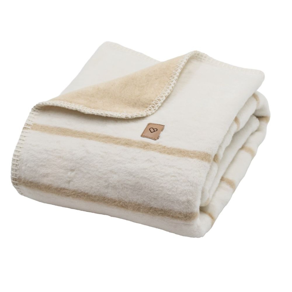 Cotton blanket Alba 100x150cm beige