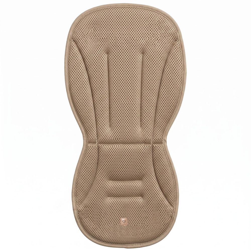 Oddychająca wkładka do wózka spacerówki Air beige
