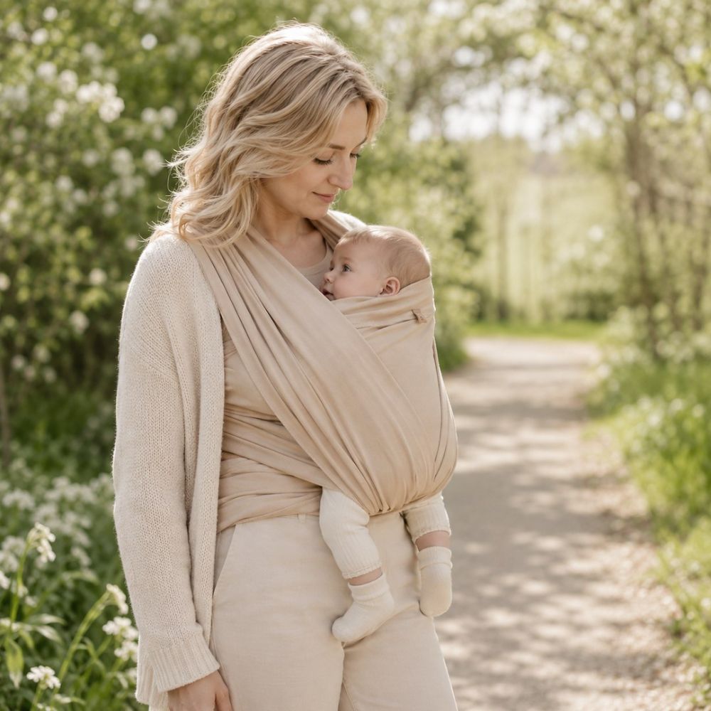 Stretchy Baby Wrap StayClose Verona 55x500cm latte