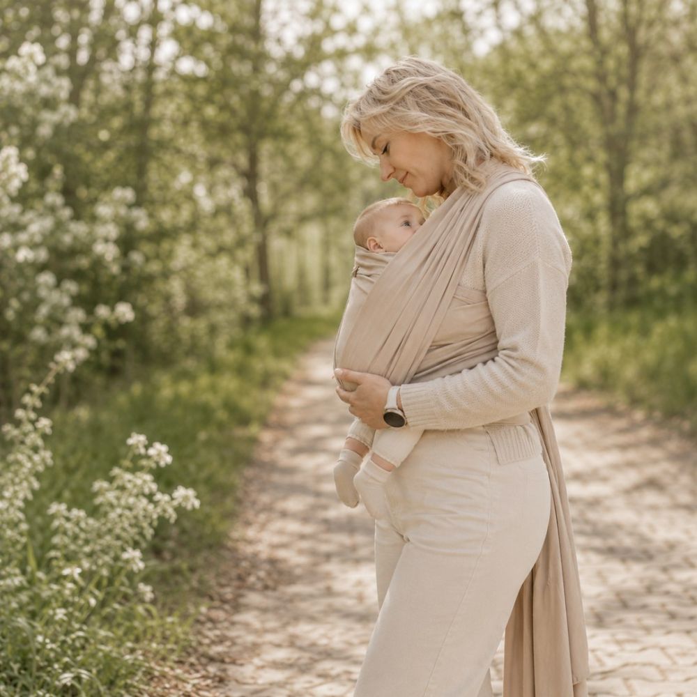 Stretchy Baby Wrap StayClose Verona 55x500cm latte