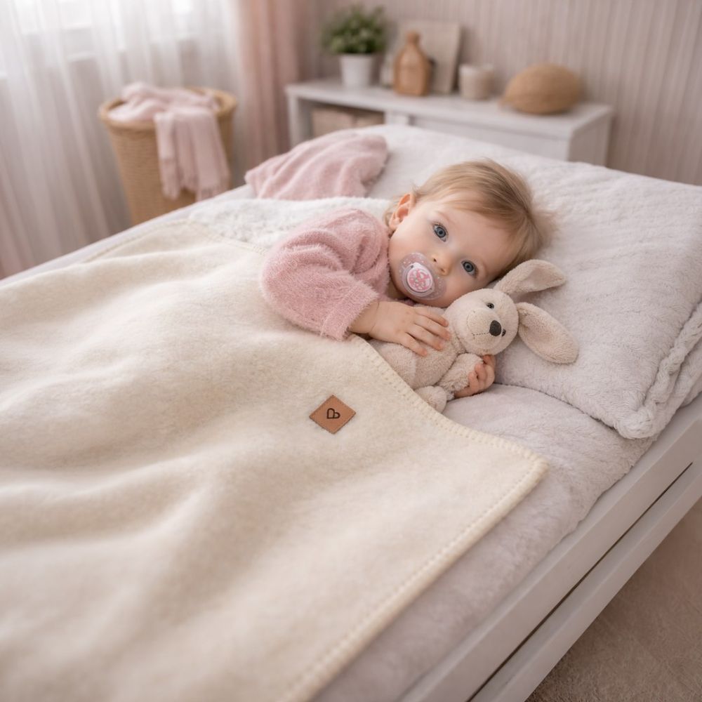 Cotton blanket Oslo 150x200cm ecru