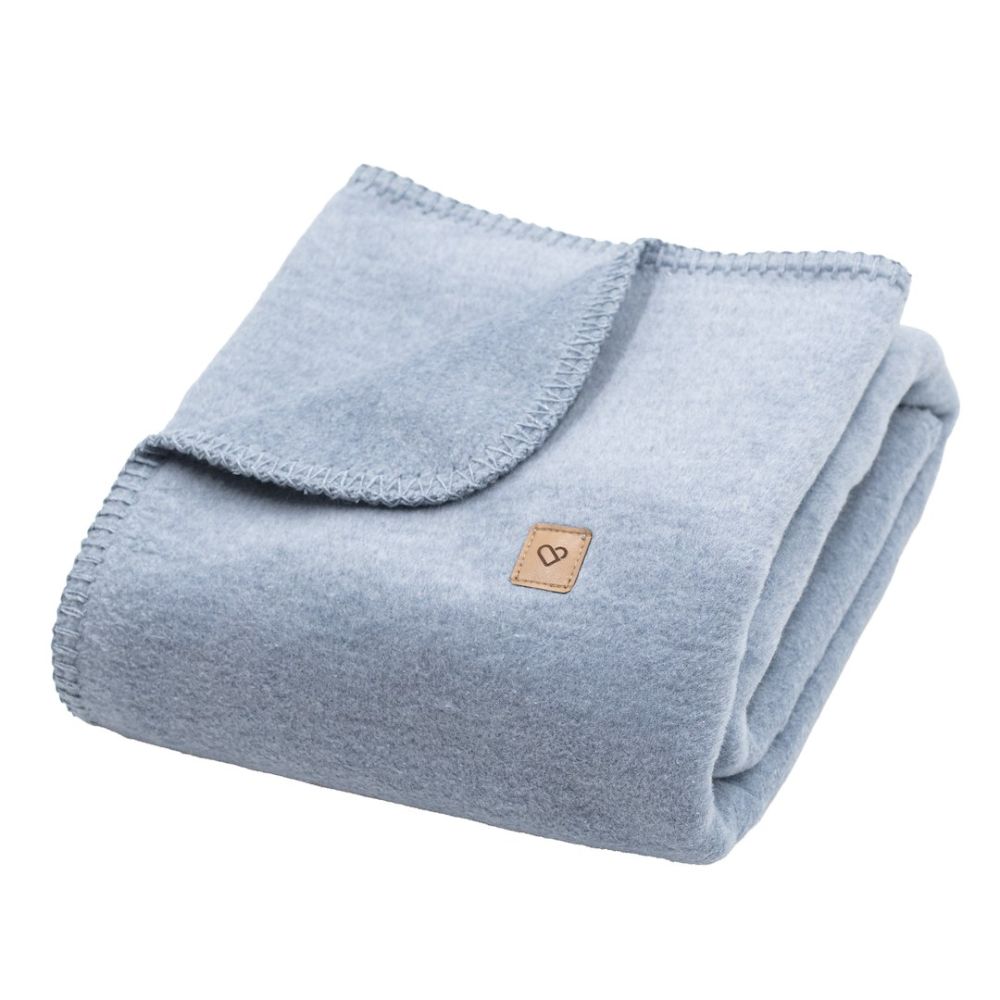 Cotton blanket Oslo 150x200cm baby blue