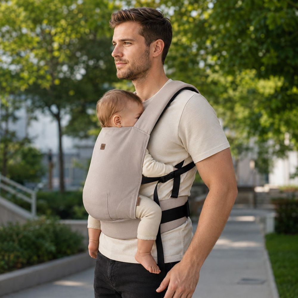 Kūdikių nešioklė BabyFlow Air Roma, smėlio spalvos