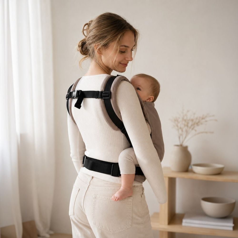 Baby carrier BabyFlow Air Roma latte