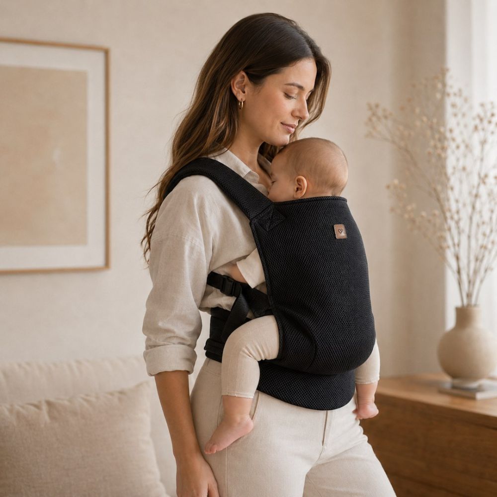 Kūdikių nešioklė BabyFlow Air, juoda