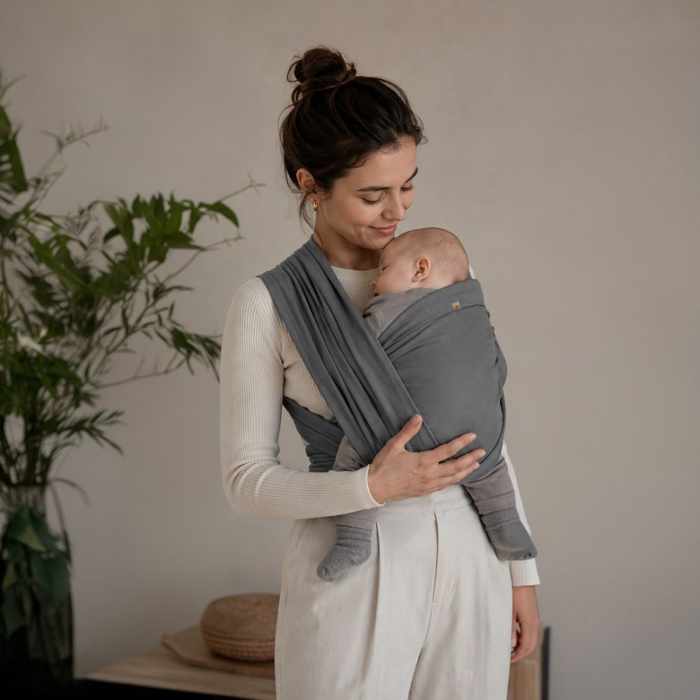 Stretchy Baby Wrap StayClose Verona 55x500cm grey