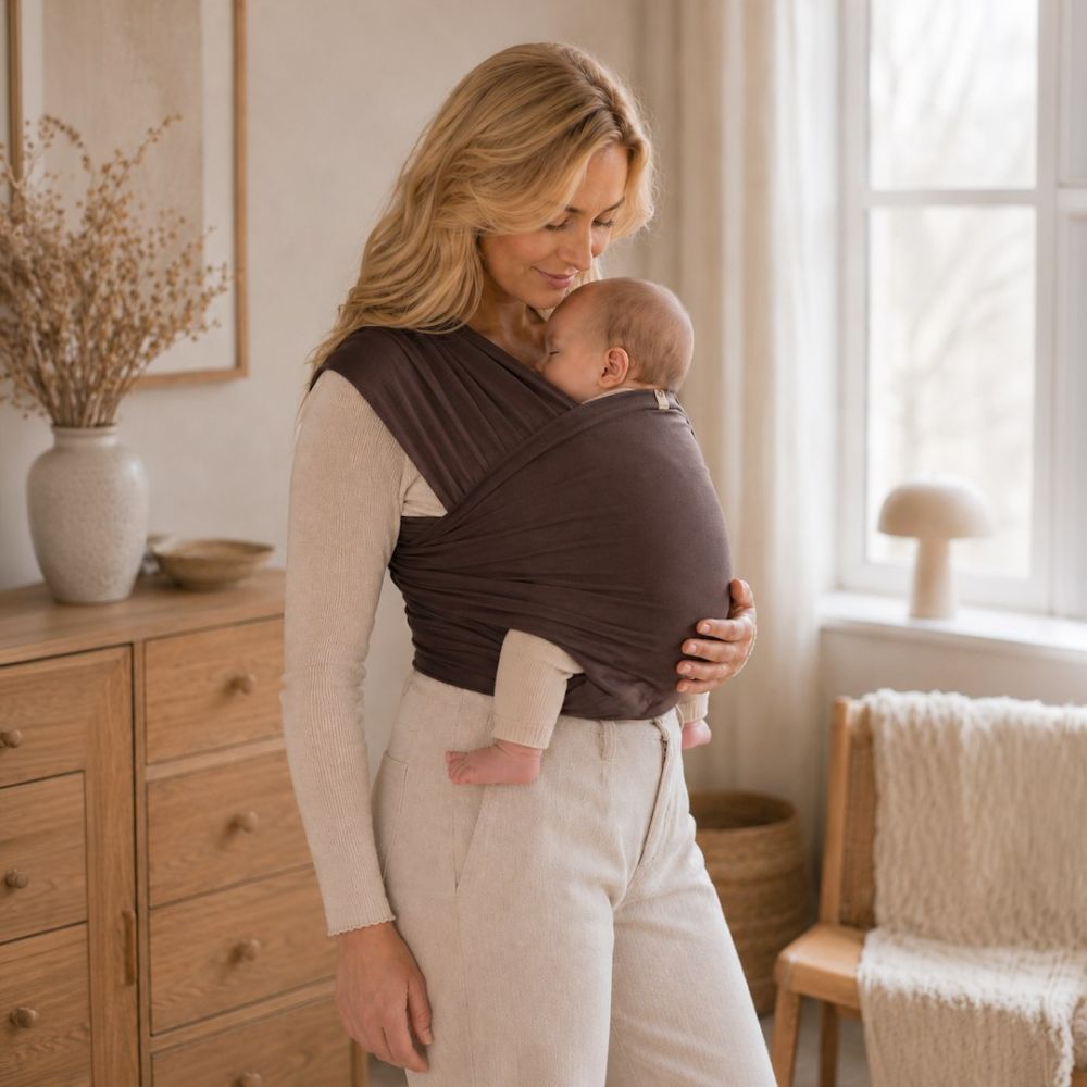 Stretchy Baby Wrap StayClose Verona 55x500cm brown