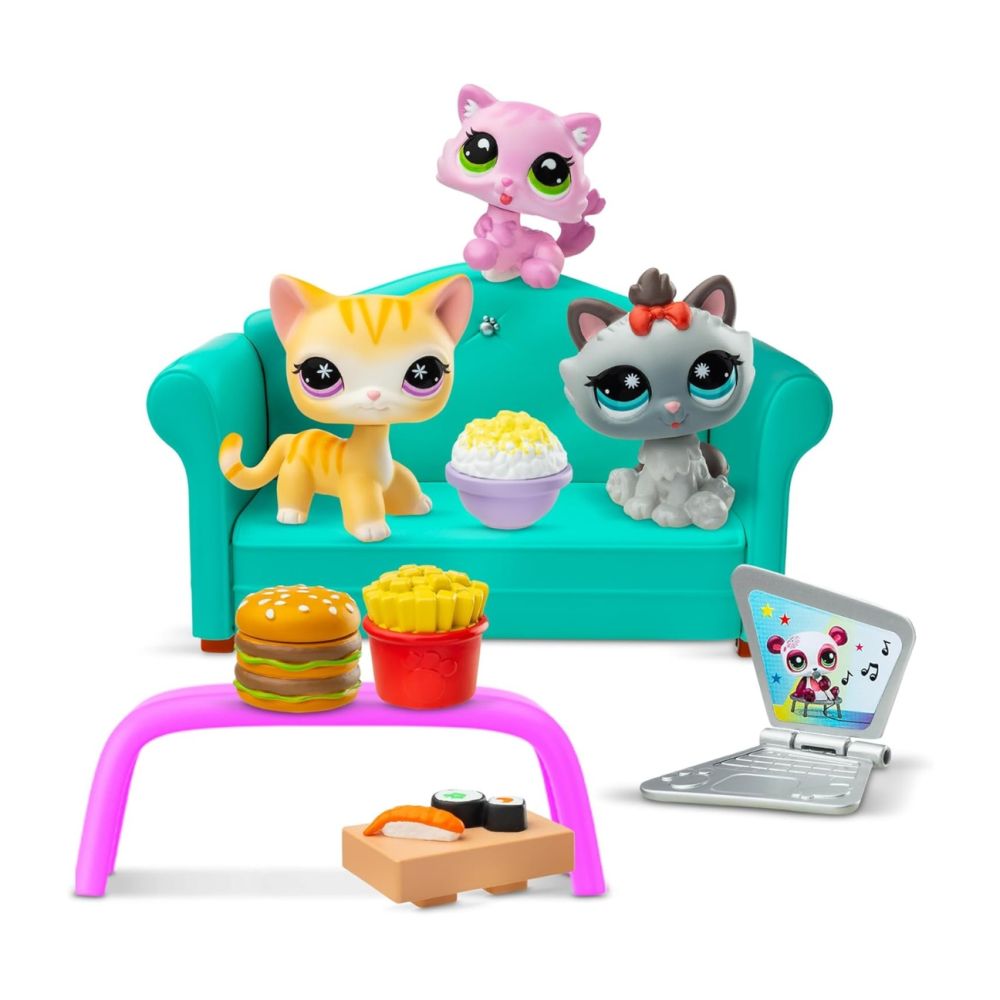 Kačiukų figūrėlių rinkinys Littlest Pet Shop Bobblin' Cats