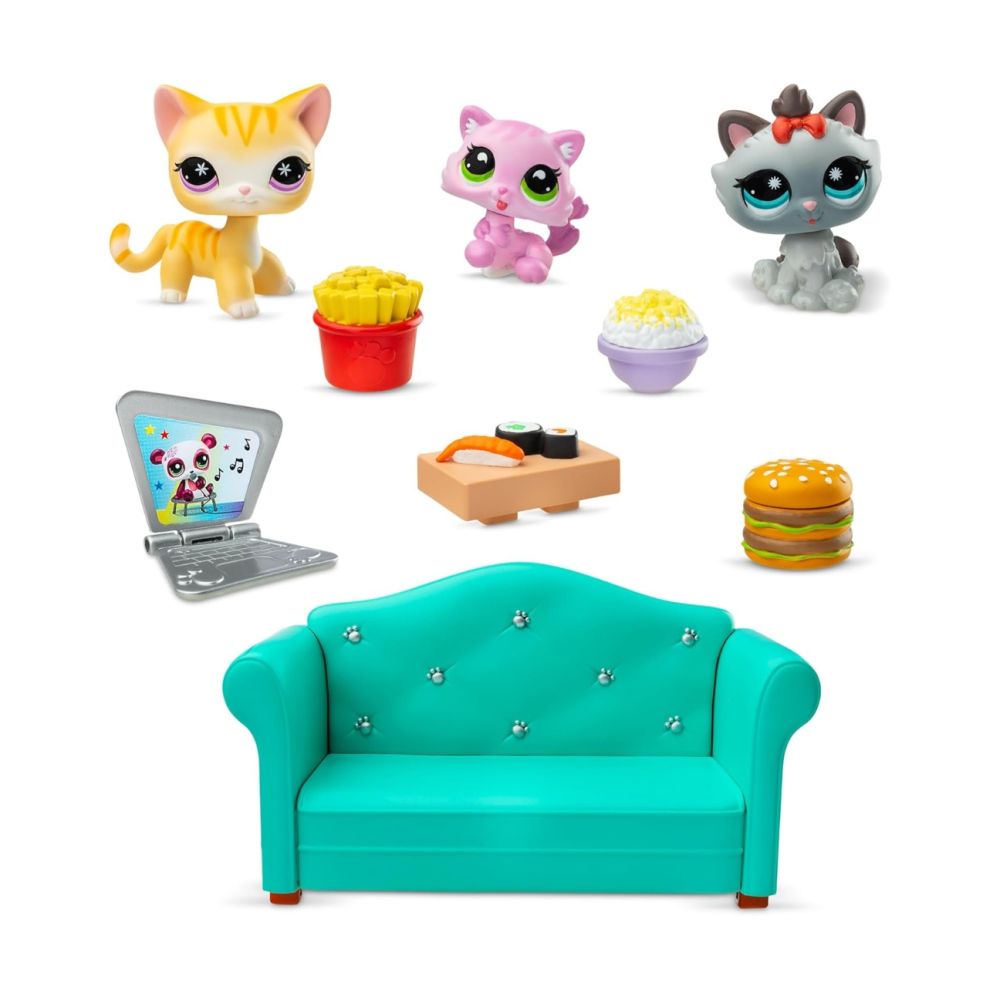 Kačiukų figūrėlių rinkinys Littlest Pet Shop Bobblin' Cats