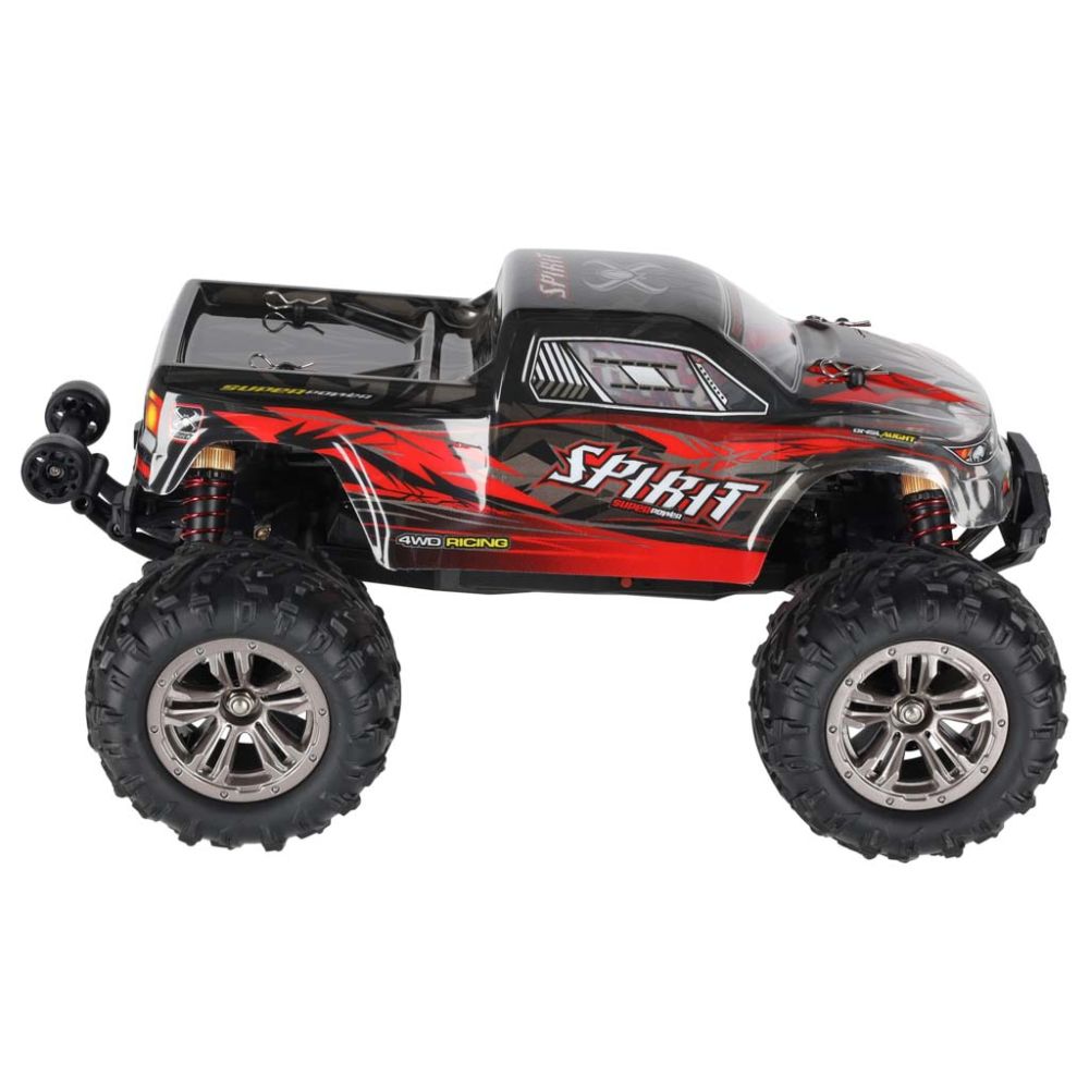 RC automobilis Q901 bešepetėlinis 1:16 2.4G 4CH 52km/h raudonas