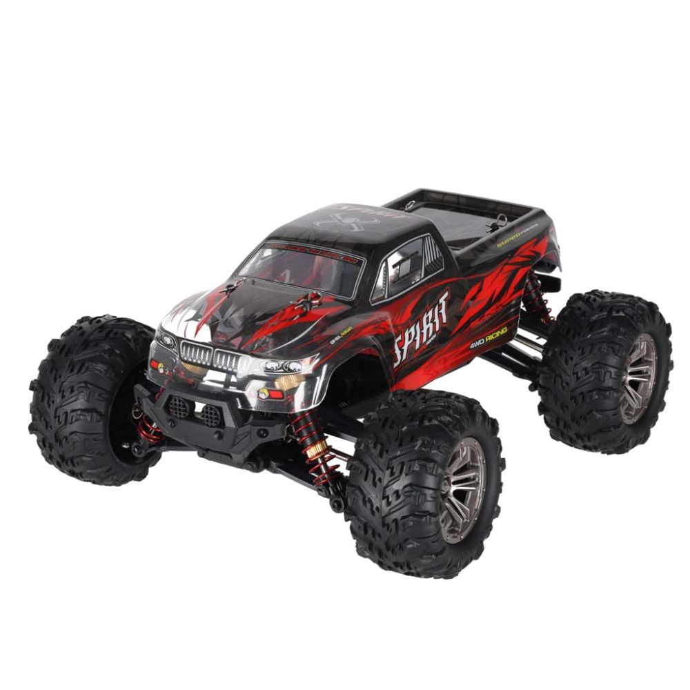 RC automobilis Q901 bešepetėlinis 1:16 2.4G 4CH 52km/h raudonas