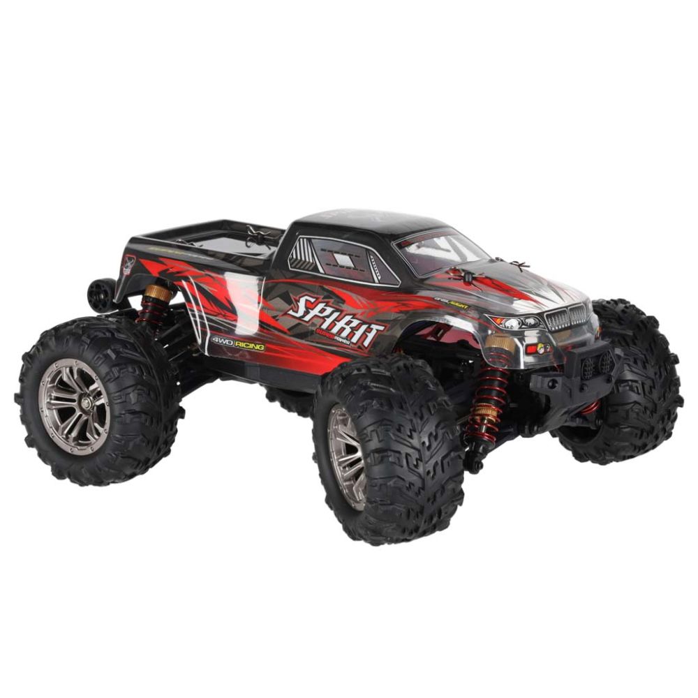 RC automobilis Q901 bešepetėlinis 1:16 2.4G 4CH 52km/h raudonas