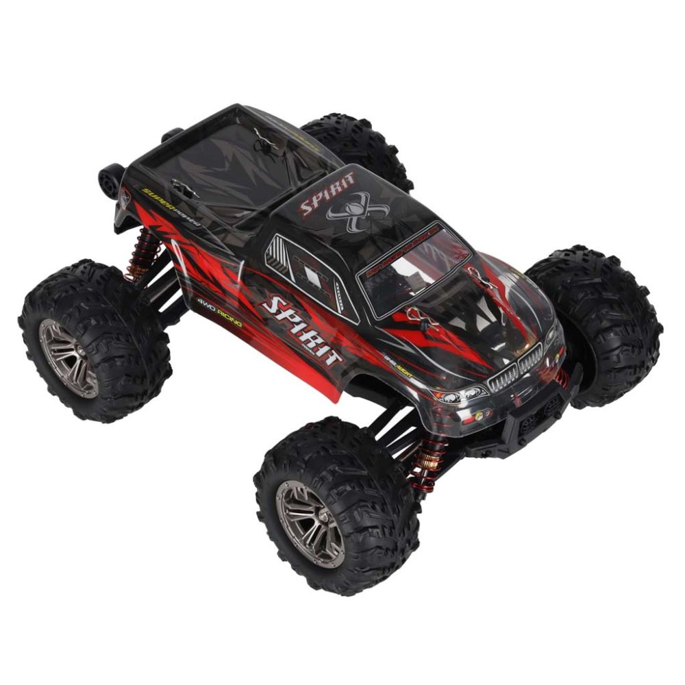 RC automobilis Q901 bešepetėlinis 1:16 2.4G 4CH 52km/h raudonas