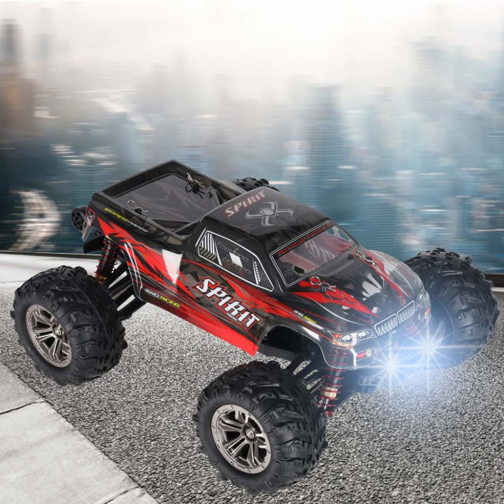 RC automobilis Q901 bešepetėlinis 1:16 2.4G 4CH 52km/h raudonas