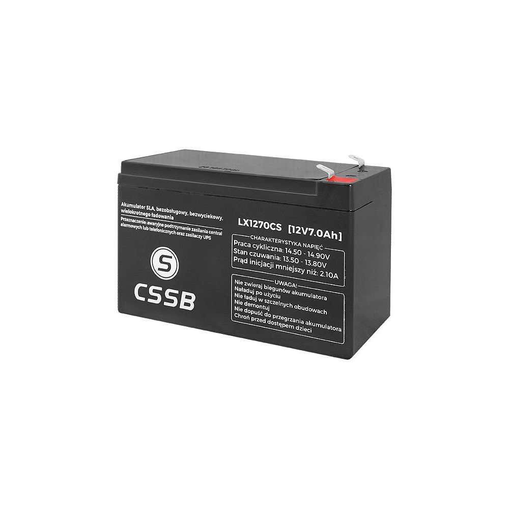 12 V, 7 Ah gelinis akumuliatorius / LX1270CS
