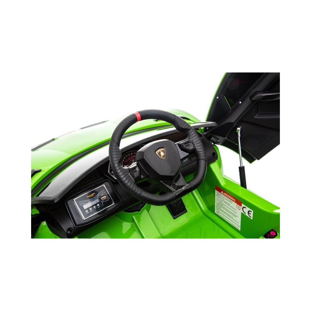 ORIGINALUS „LAMBORGHINI SVJ“ SU VISOMIS PAPILDOMOMIS FUNKCIJOMIS, MINKŠTOS RATAI, MINKŠTA SĖDYNĖ/HL328