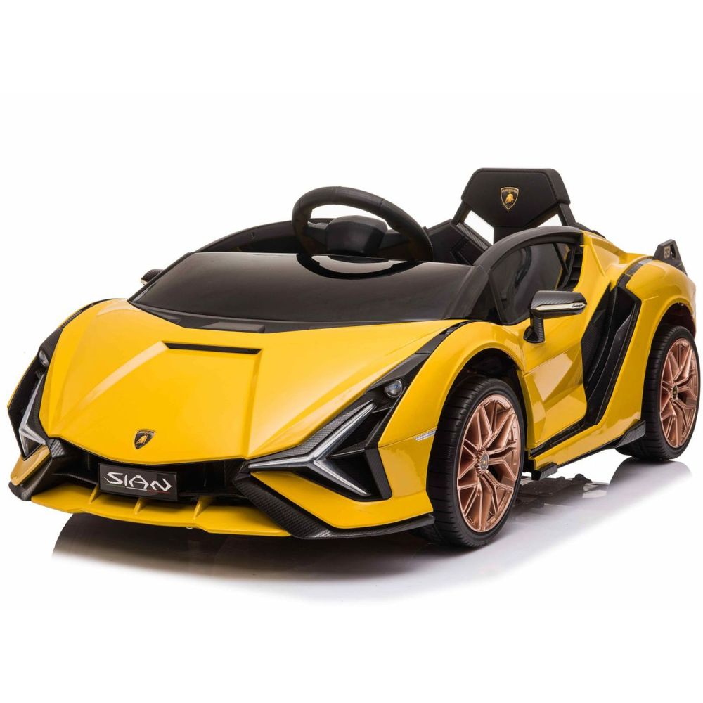 ORIGINALUS „LAMBORGHINI SIAN“, MINKŠTI RATAI, MINKŠTA SĖDYNĖ, SUPIMO FUNKCIJA – VISOS PAPILDOMOS FUNKCIJOS /QLS6388