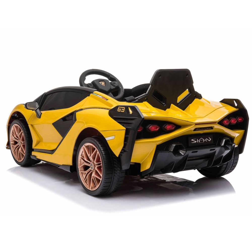 ORYGINALNE LAMBORGHINI SIAN, MIĘKKIE KOŁA, MIĘKKIE SIEDZENIE, FUNKCJA BUJANIA - FULL OPCJA /QLS6388