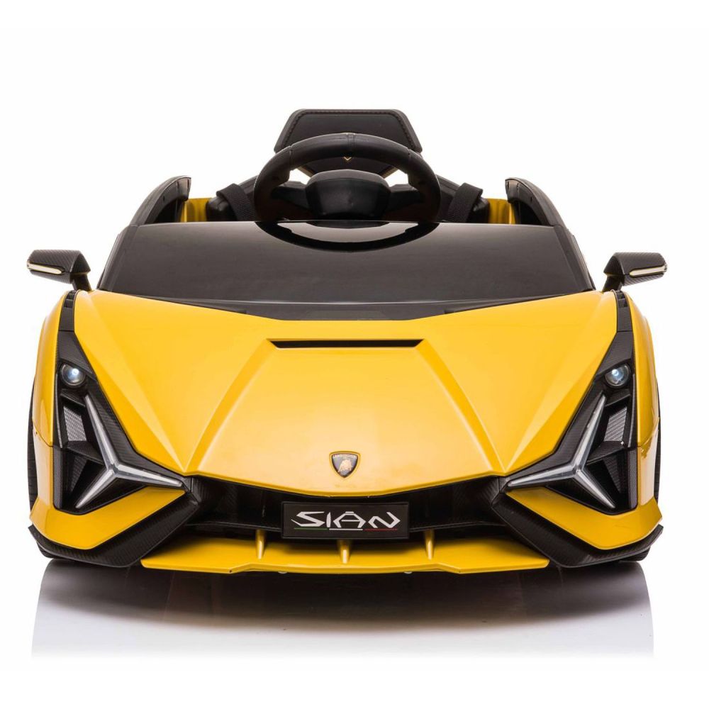 ORIGINALUS „LAMBORGHINI SIAN“, MINKŠTI RATAI, MINKŠTA SĖDYNĖ, SUPIMO FUNKCIJA – VISOS PAPILDOMOS FUNKCIJOS /QLS6388