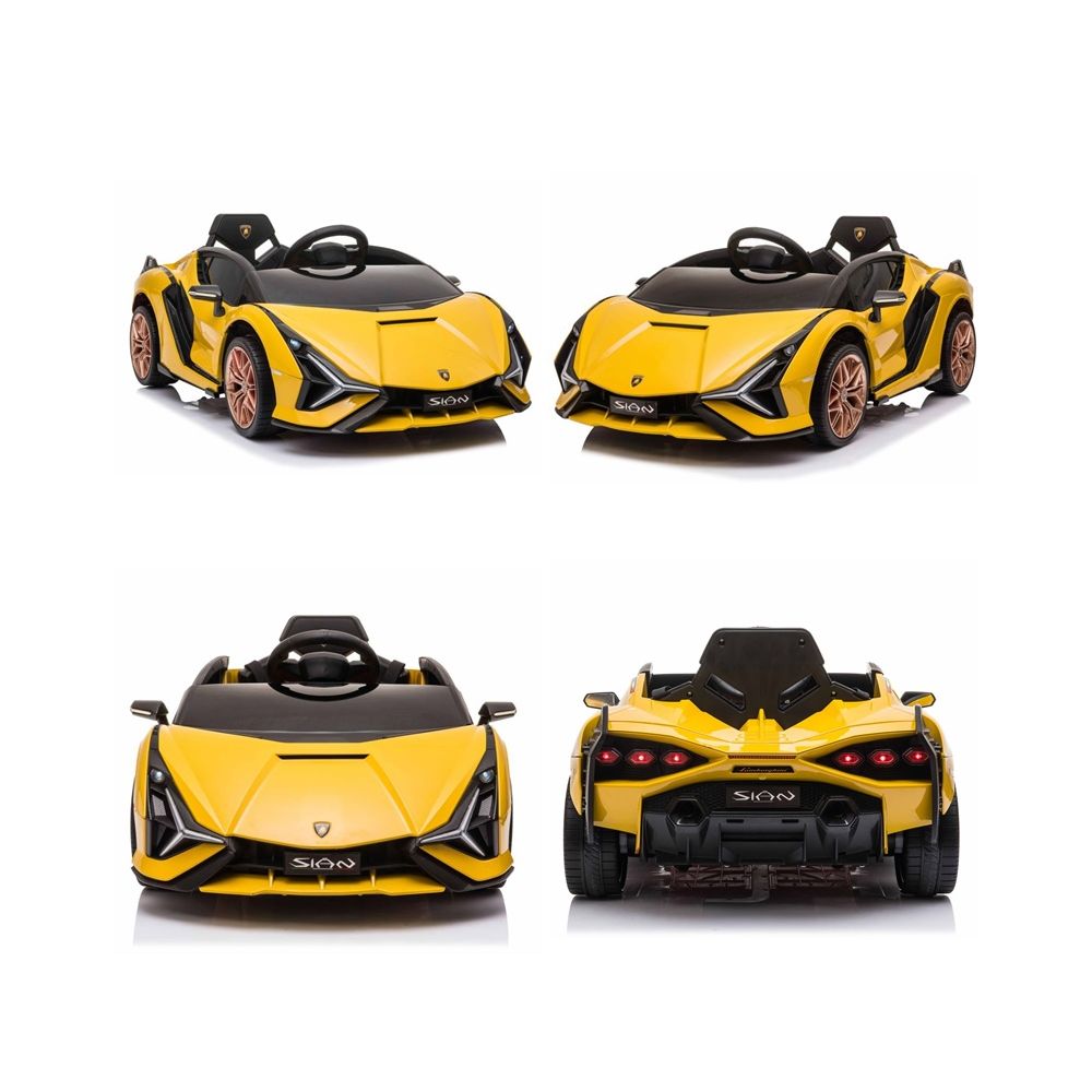 ORYGINALNE LAMBORGHINI SIAN, MIĘKKIE KOŁA, MIĘKKIE SIEDZENIE, FUNKCJA BUJANIA - FULL OPCJA /QLS6388