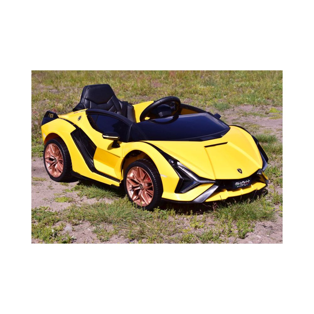 ORIGINALUS „LAMBORGHINI SIAN“, MINKŠTI RATAI, MINKŠTA SĖDYNĖ, SUPIMO FUNKCIJA – VISOS PAPILDOMOS FUNKCIJOS /QLS6388