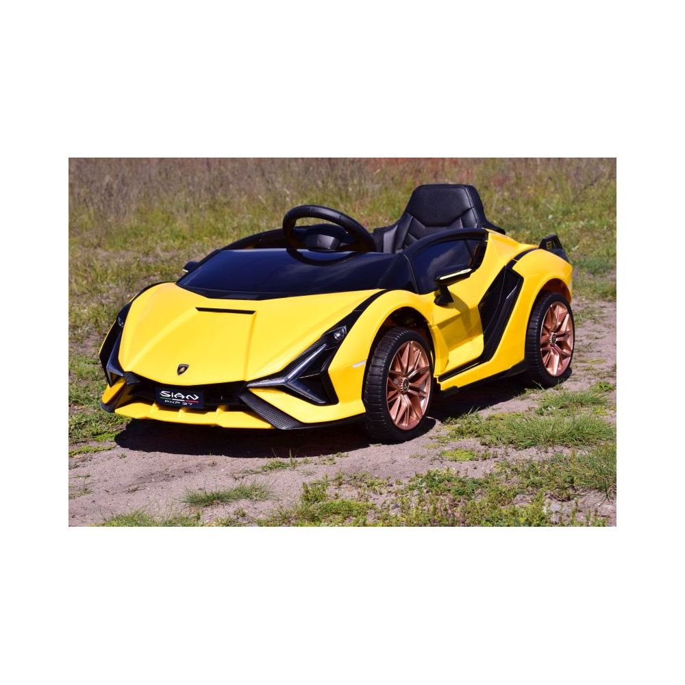 ORYGINALNE LAMBORGHINI SIAN, MIĘKKIE KOŁA, MIĘKKIE SIEDZENIE, FUNKCJA BUJANIA - FULL OPCJA /QLS6388