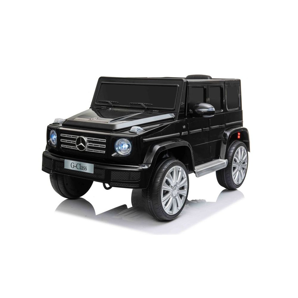 „MERCEDES G500“ SU AKUMULIATORIUMI – MINKŠTI „EVA“ RATAI, MINKŠTA SĖDYNĖ SU VISOMIS PAPILDOMOMIS FUNKCIJOMIS / JJ2077