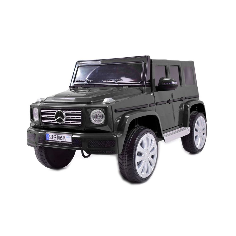 „MERCEDES G500“ SU AKUMULIATORIUMI – MINKŠTI „EVA“ RATAI, MINKŠTA SĖDYNĖ SU VISOMIS PAPILDOMOMIS FUNKCIJOMIS / JJ2077